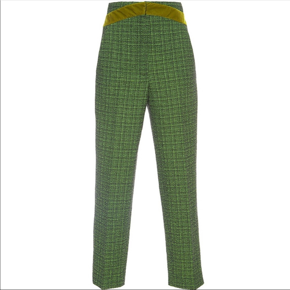 Marco de Vincenzo Runway Tweed Cropped Pants $730 - Picture 2 of 8